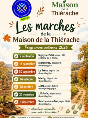 marches maison de la Thiérache automne 2026