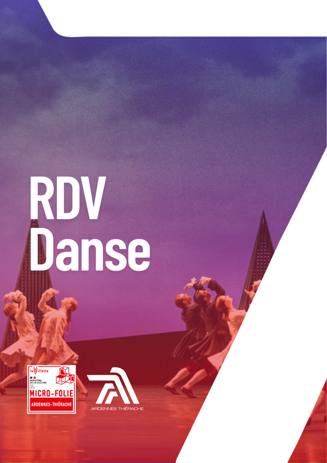 Photo d'un extrait du ballet Le Parc diffusé avec la microfolie Ardennes Thiérache