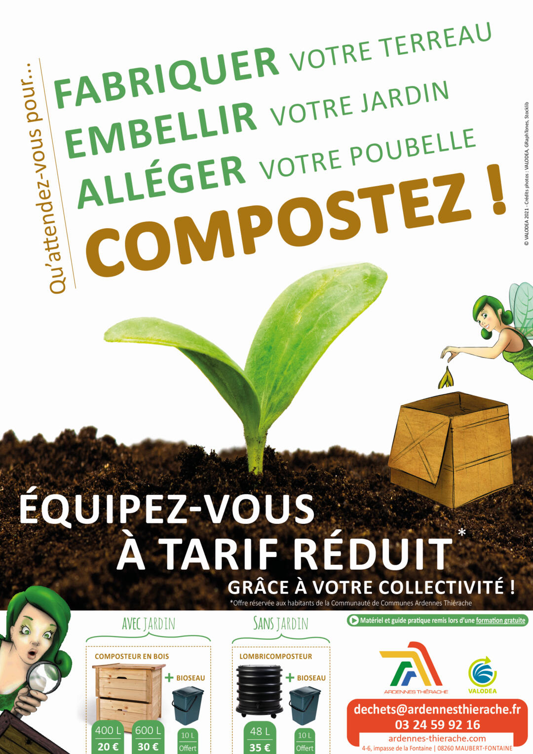 Acquisition composteur a tarif preferentiel 