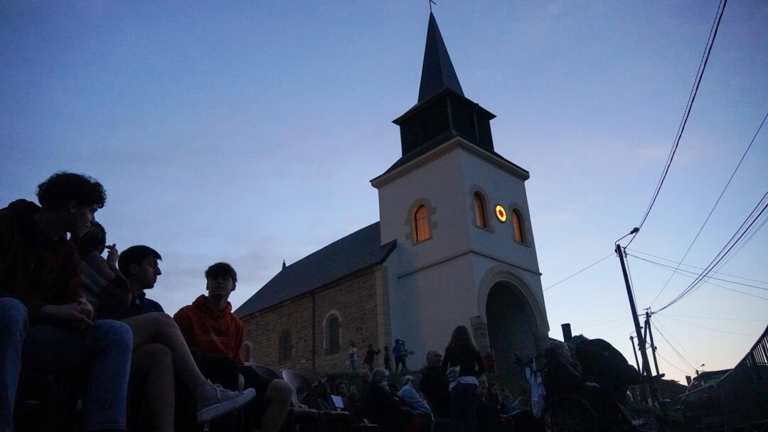 Inauguration cinema en plein air Chilly
