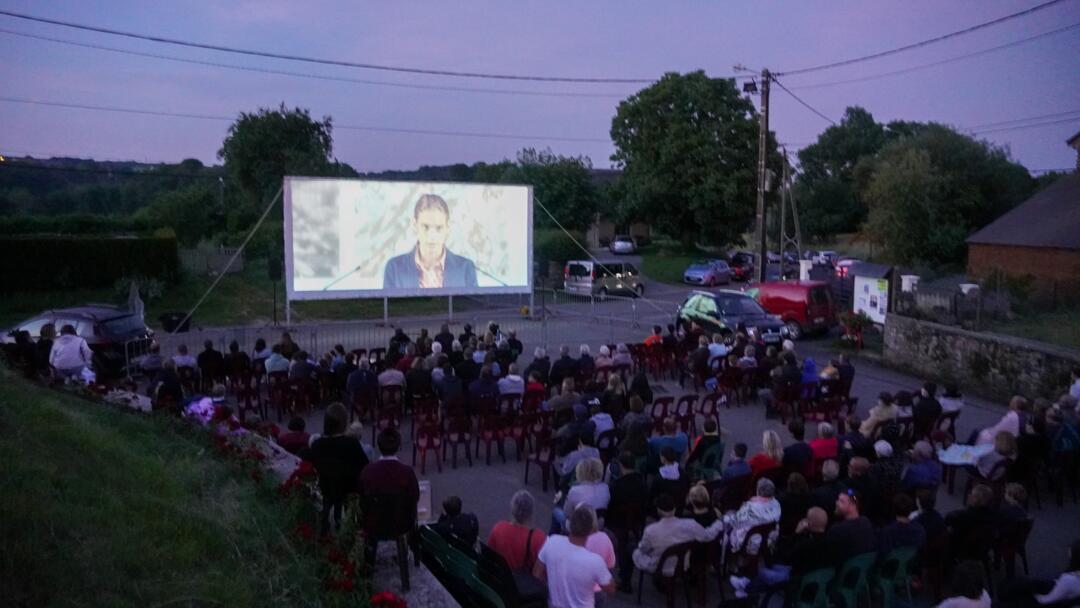Inauguration cinema en plein air Chilly