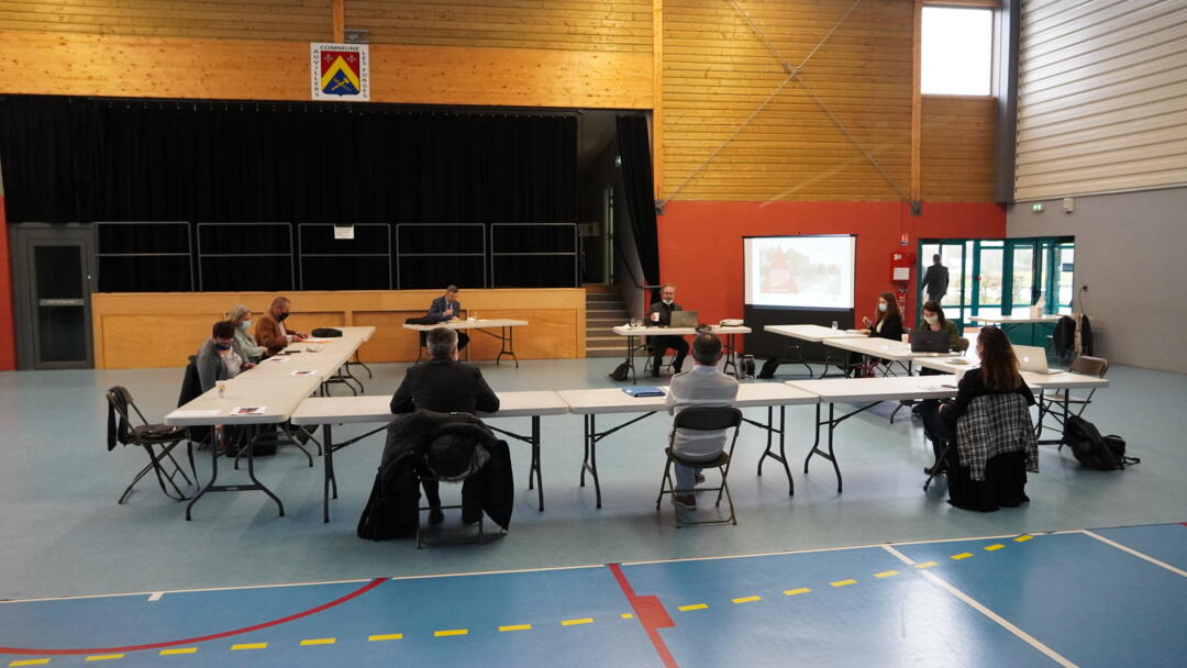 La reunion copil pour la concertation