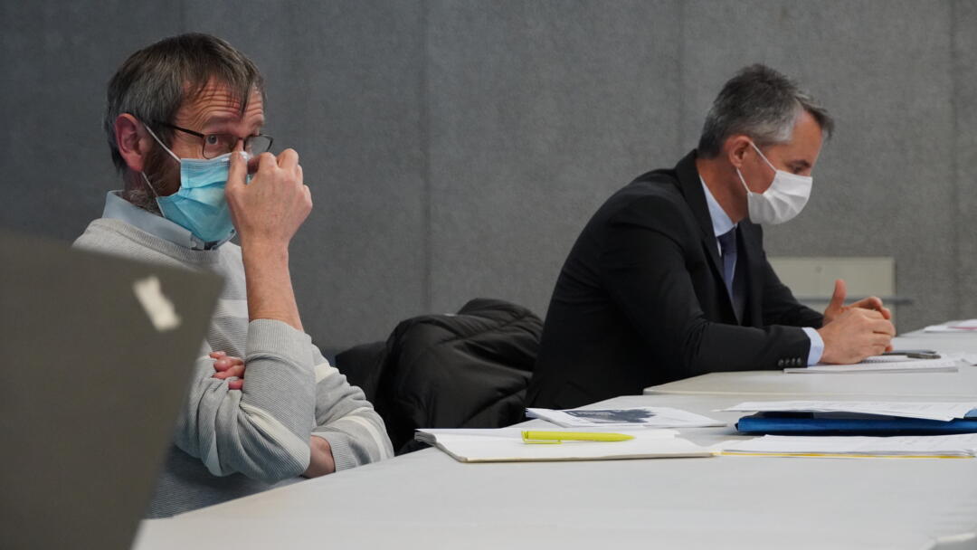 Jean-Louis Milhau à la reunion copil pour la concertation