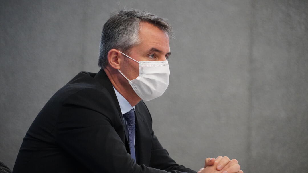 Sous-préfet Lefeuvre à la reunion copil pour la concertation