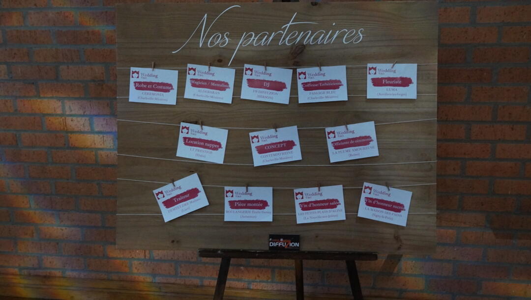 Wedding fake partenaires