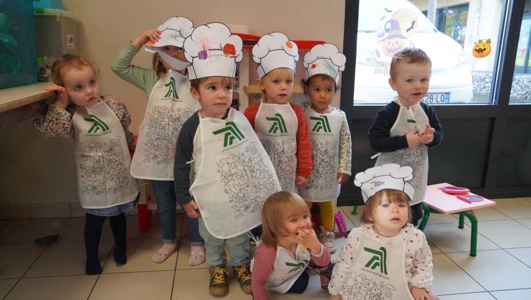 RPE AVEC TOQUES ET TABLIERS