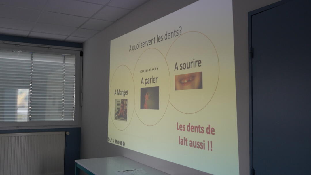 écran de présentation