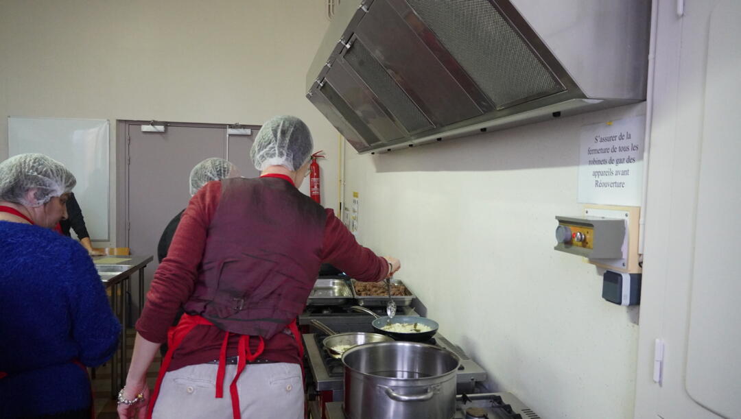 participants en cuisine