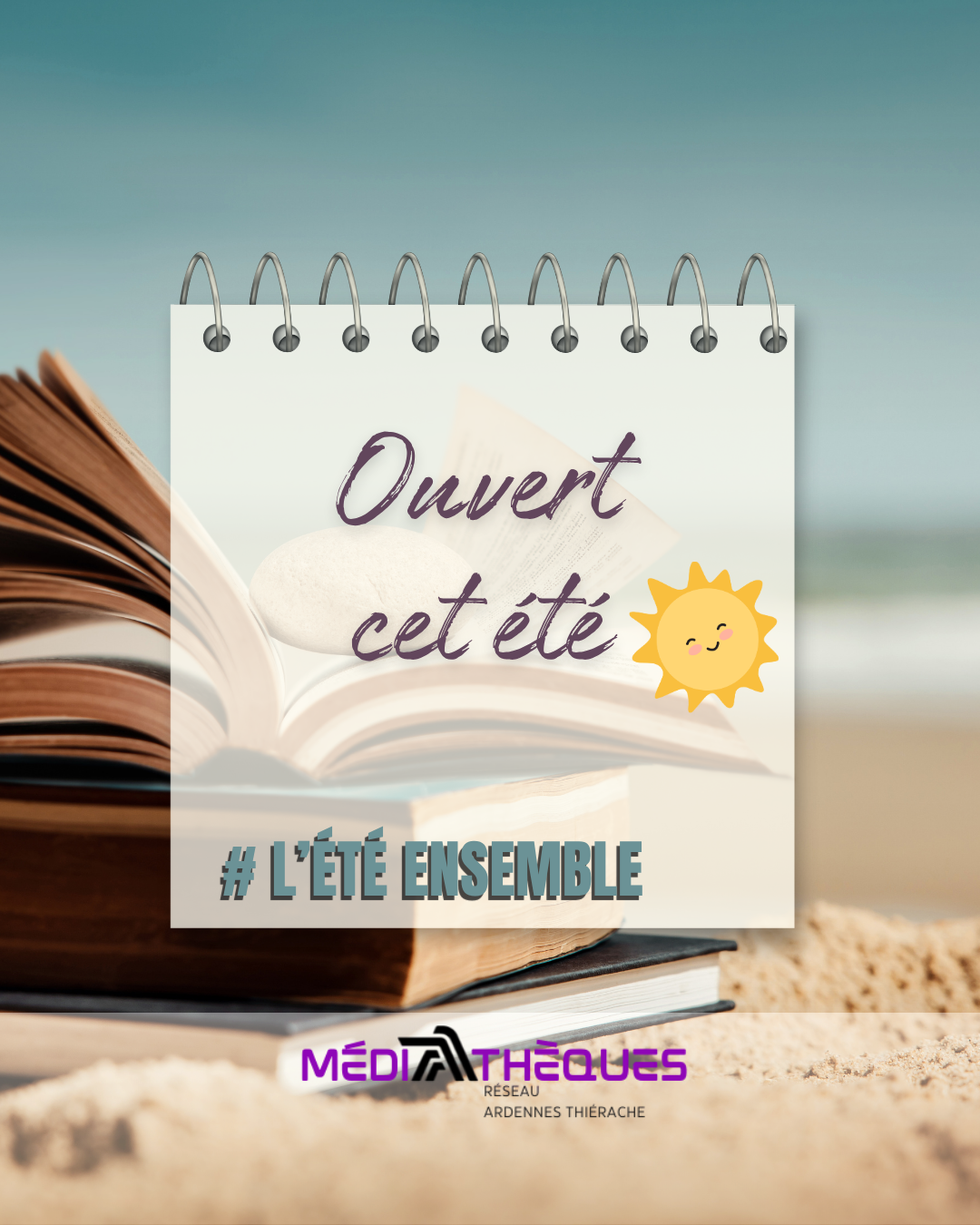 le réseau de médiathèques ouvert cet été