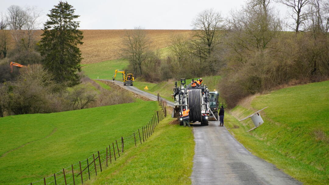 Déploiement de la Fibre optique fevrier 2021