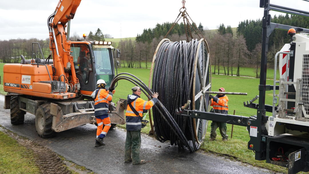 Déploiement de la Fibre optique fevrier 2021
