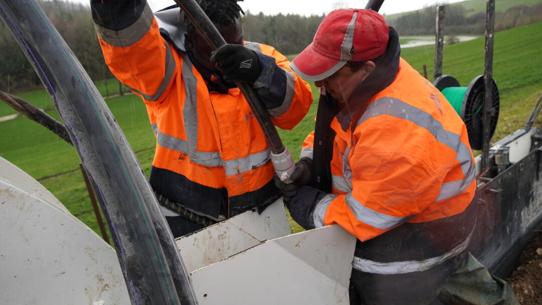 Déploiement de la Fibre optique fevrier 2021
