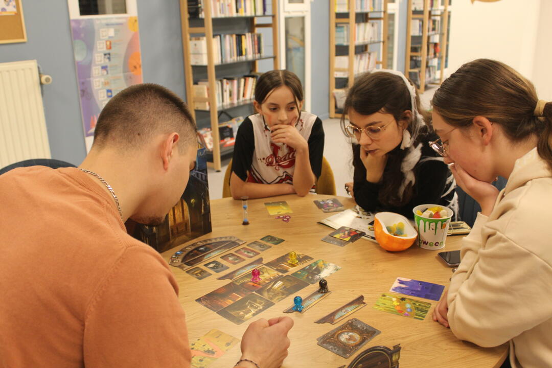 groupe en cours de jeu