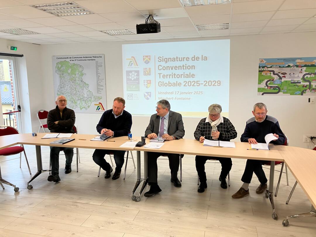 photo des signataires