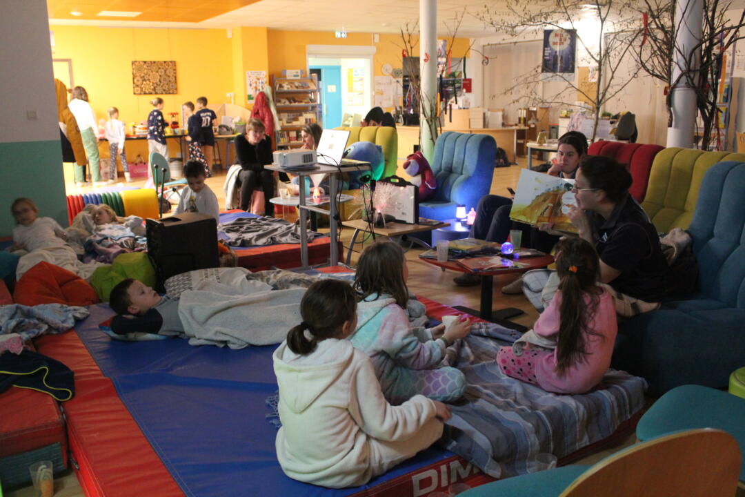 Nuits lecture soirée pyjama