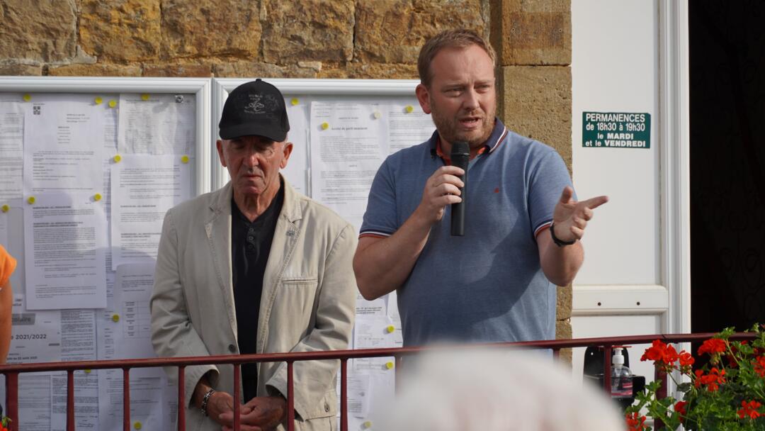 Inauguration cinema en plein air Chilly
