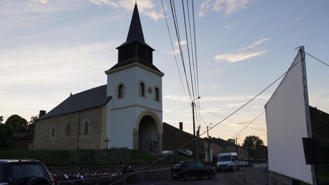 Inauguration cinema en plein air Chilly
