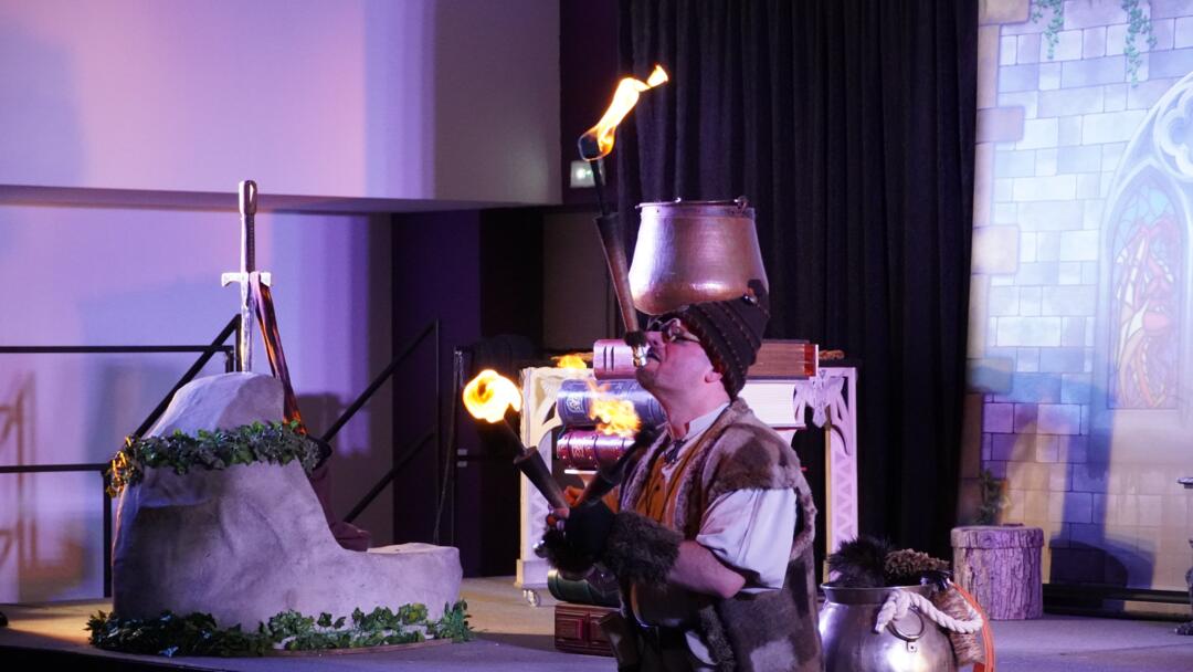 spectacle merlin et Igor
