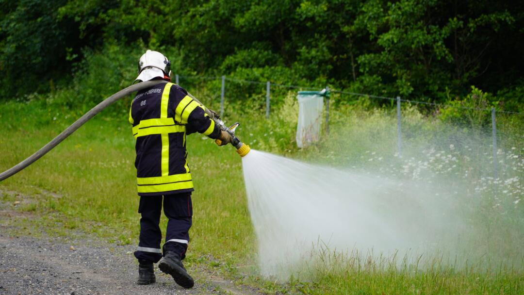 Rencontre sapeur pompier et nageur sauveteur etang de la motte