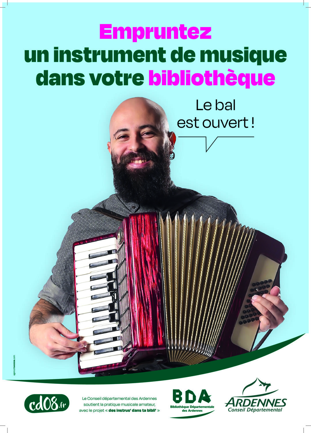 affiche dispositif - accordéon