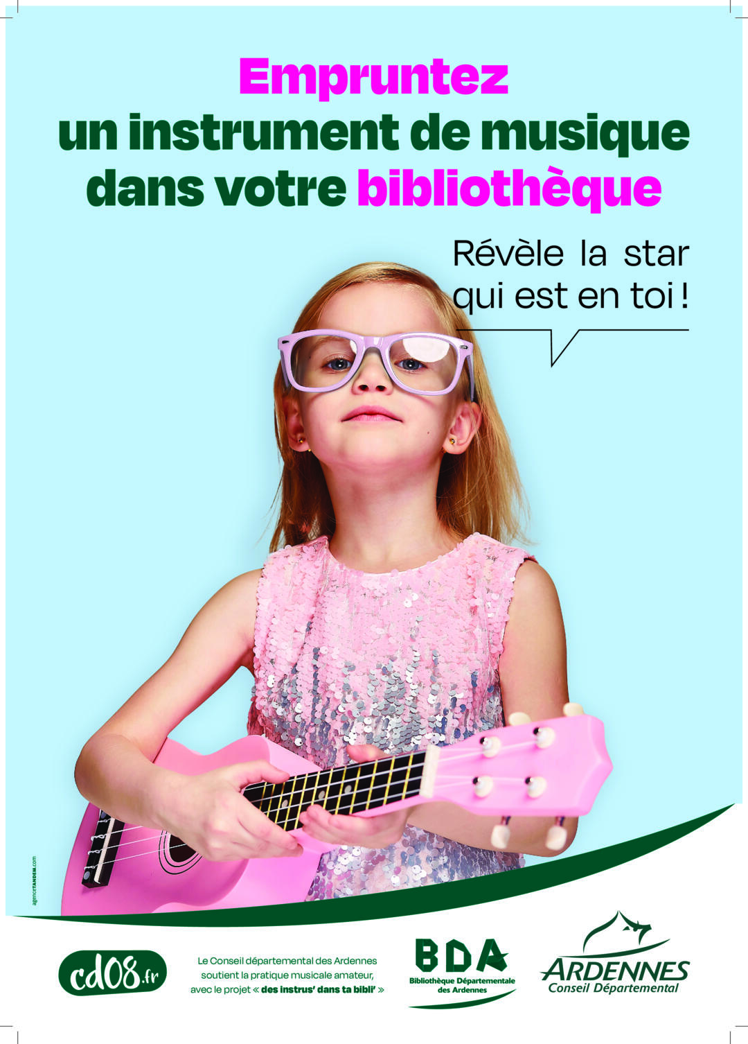 affiche dispositif - guitare