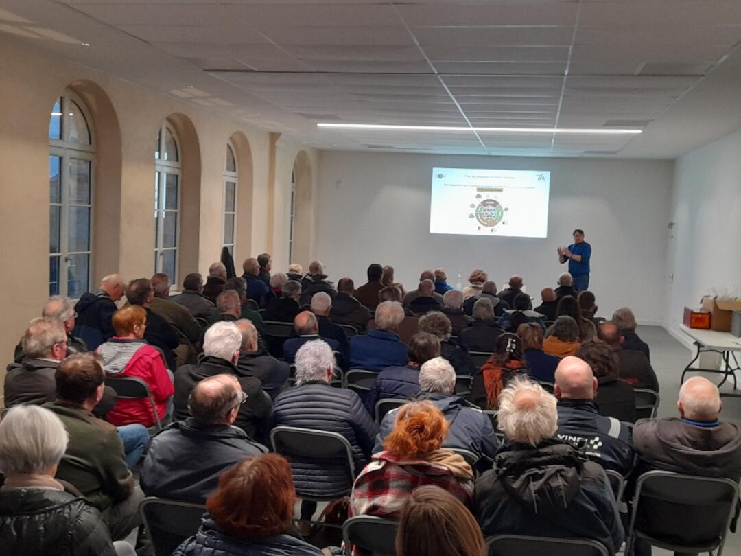 photo de la réunion d'information