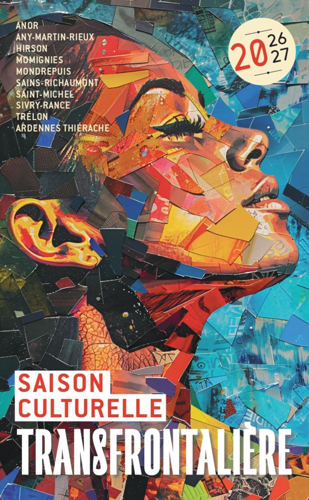 Couverture du livret de la saison culturelle Transfrontalière 2026-2027
