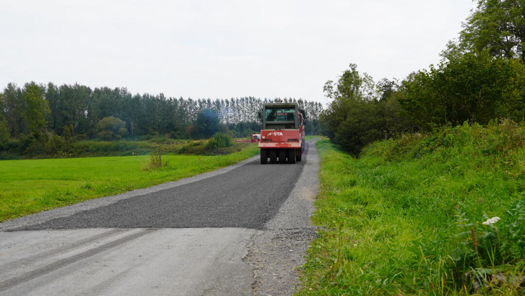Travaux voirie eteigniere route de foulzy 