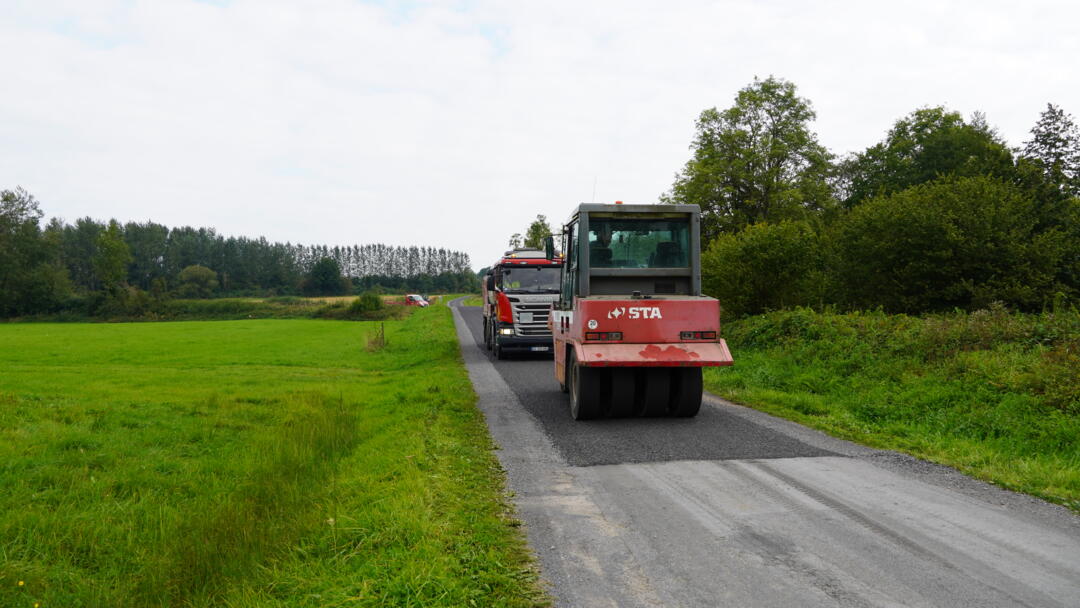 Travaux voirie eteigniere route de foulzy 