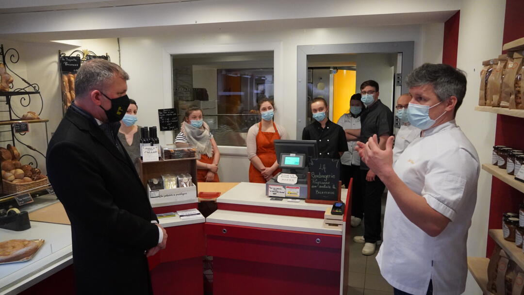 Visite du préfet Lamontagne 18 mars 2021