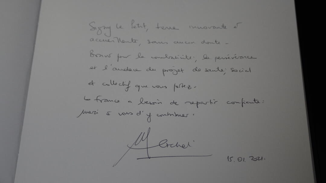 Visite A de Montchalin Janvier 2021
