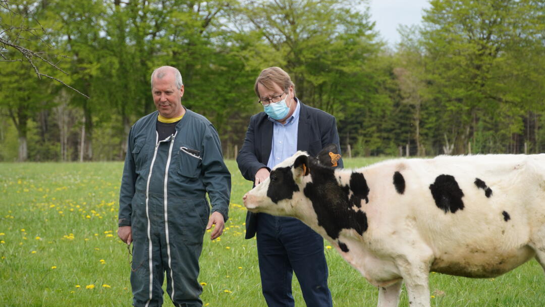 Visite Jean-louis Swartvagher à Laurent Cousin