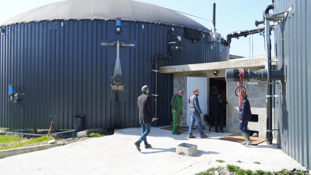 visite méthaniseur migneaux mars 2021 
