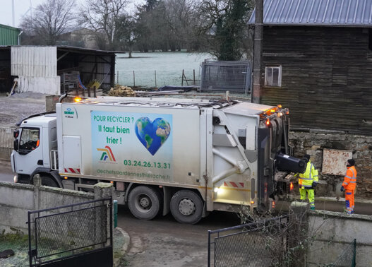 Camion collecte Ordures ménagères