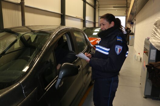 Controle de véhicules par la police municipale mutualisée 