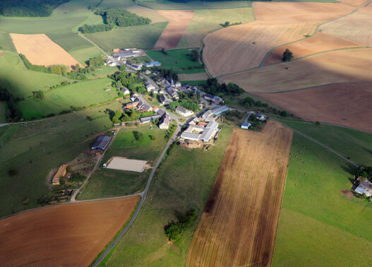Estrebay Vue du ciel