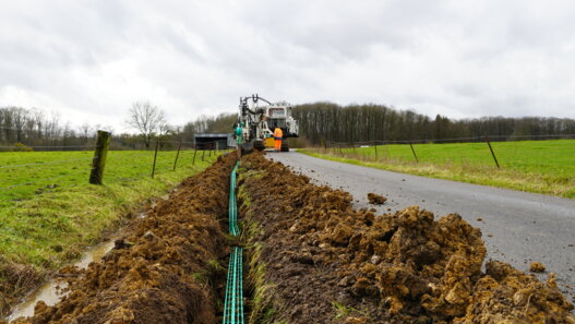 Déploiement de la Fibre optique fevrier 2021