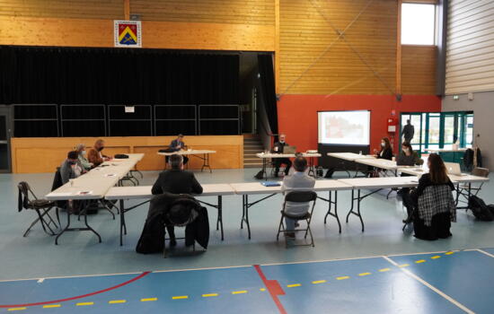 La reunion copil pour la concertation