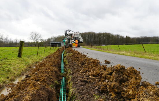 Déploiement de la Fibre optique fevrier 2021