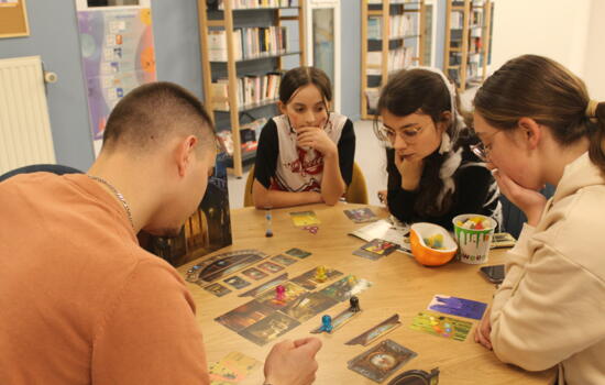 groupe en cours de jeu
