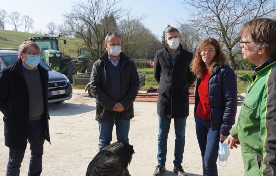 visite méthaniseur migneaux mars 2021 